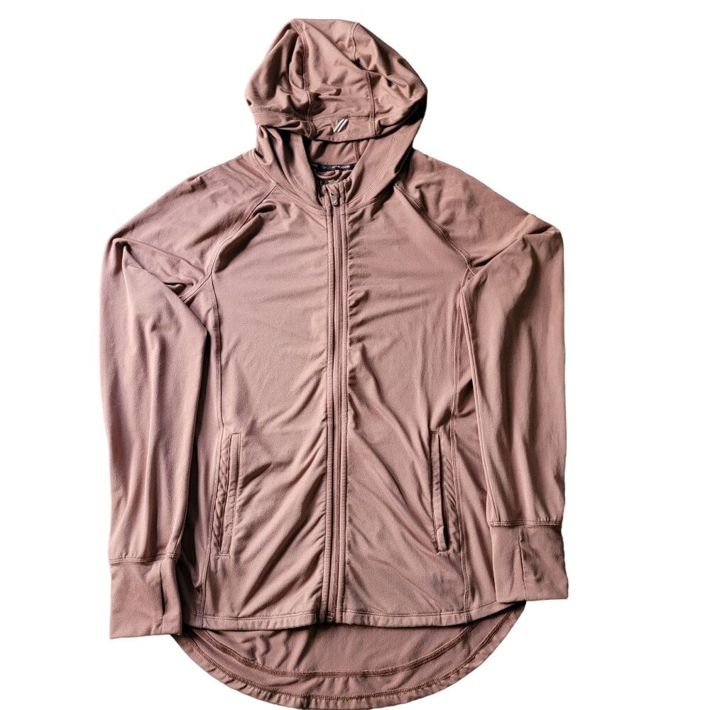 Recreation By Thread & Supply Med Brown Hooded Jacket Athletic Med